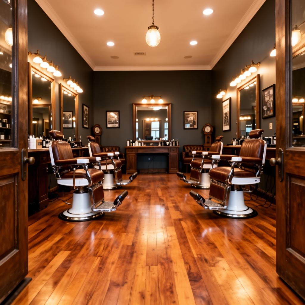 Inside Mr. Roberts Barbershop