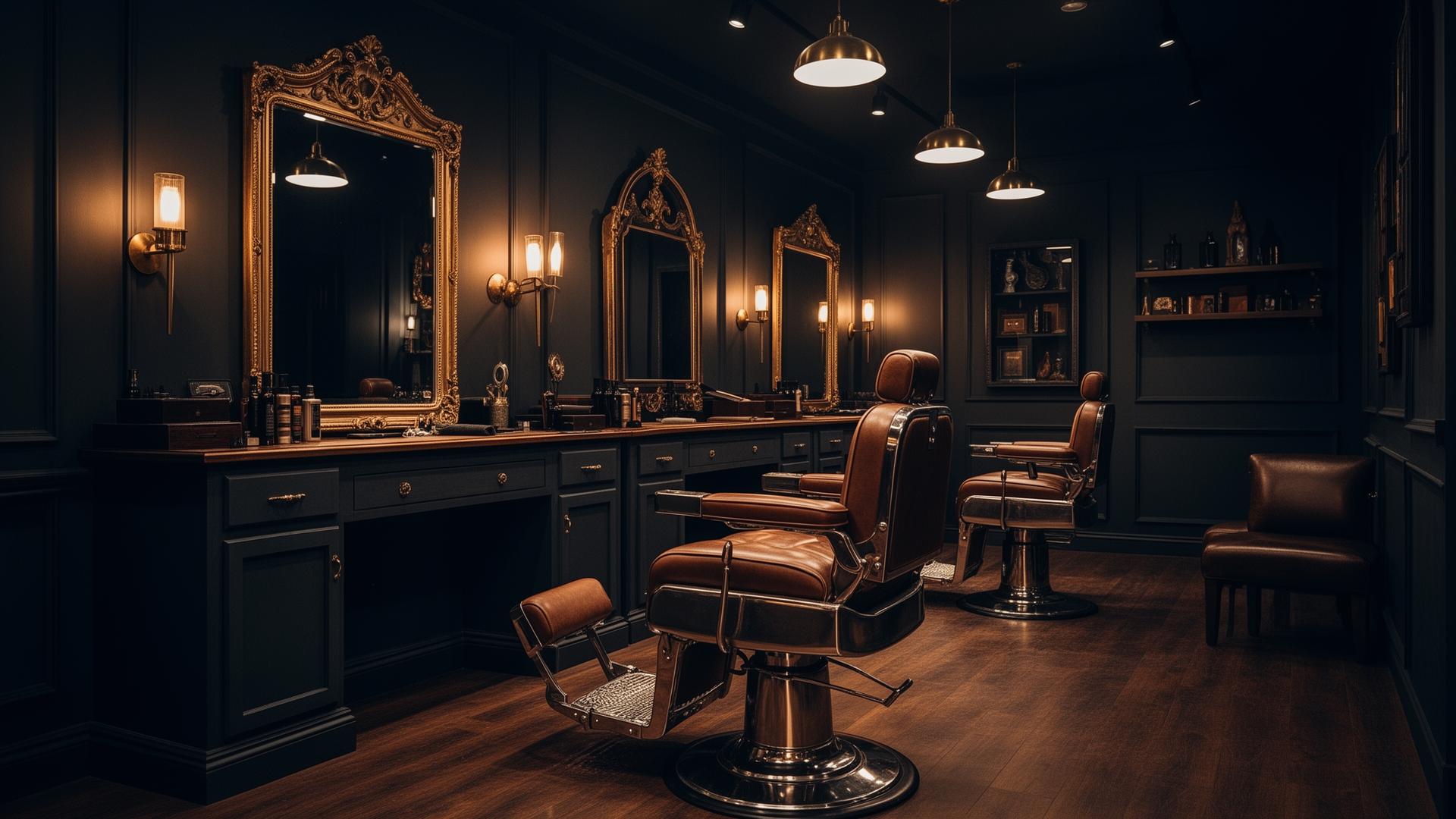 Mr. Roberts Barbershop interior
